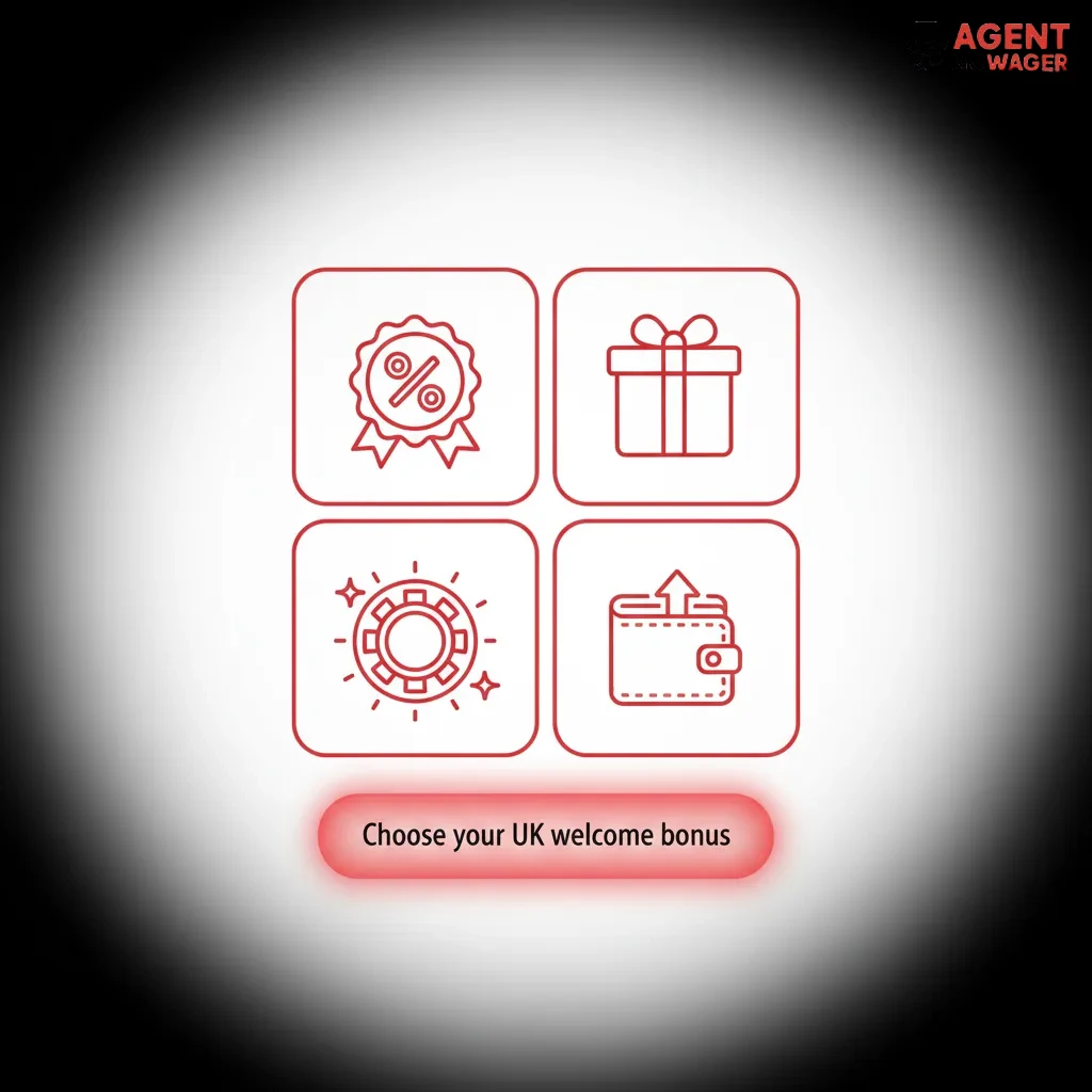 Choose your UK welcome bonus: 10%+20FS, 15%+30FS, 20%+40FS. Pick via Promotions and deposit to claim.