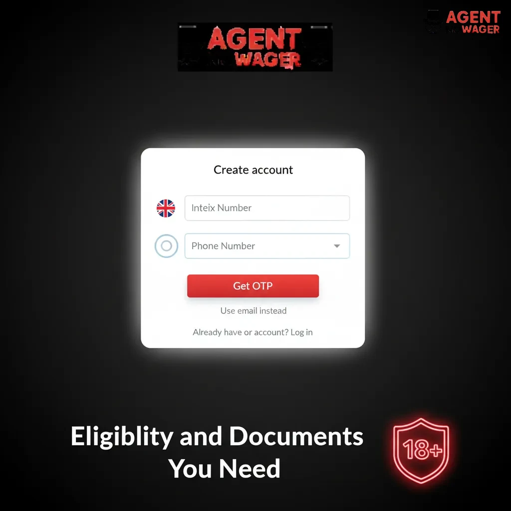 UK gambling signup checklist: 18+ in UK, ID and address proof, own payment method, one account only.