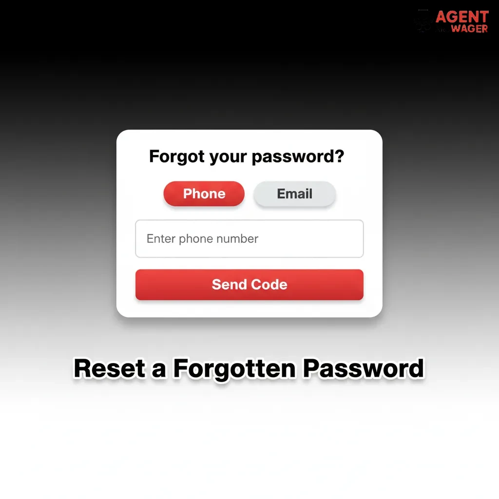 Guide to reset a forgotten password: Forgot Password, email/SMS code, verify, set new password, contact support if locked out