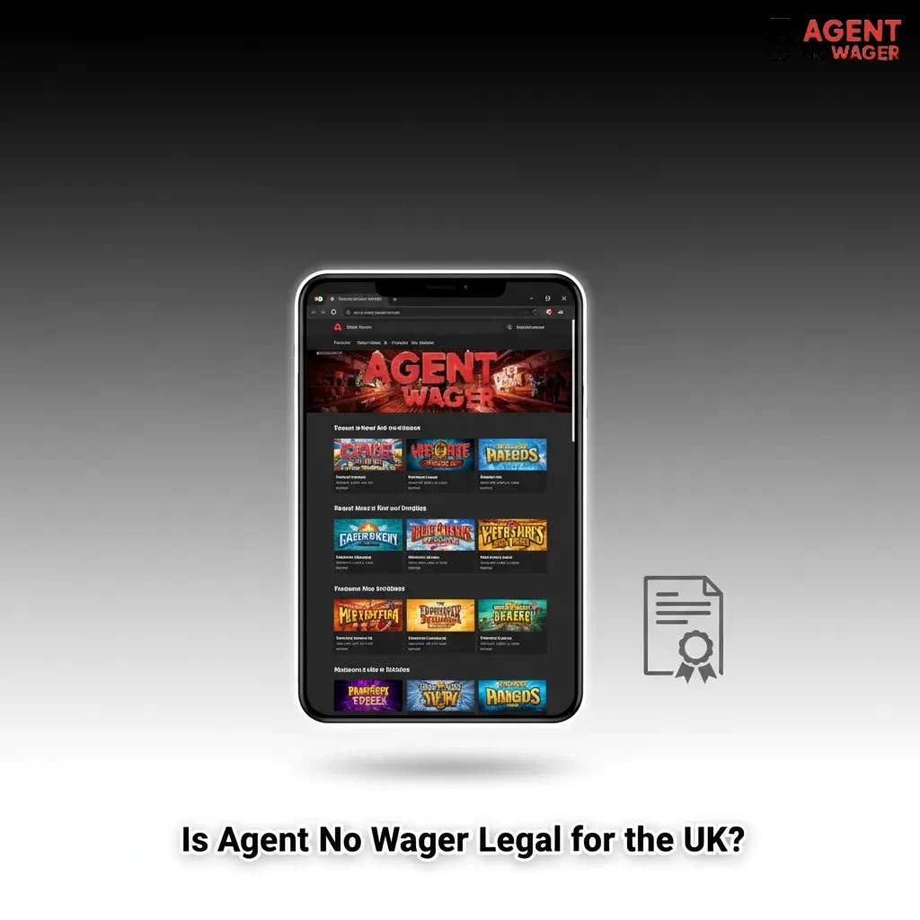 UK flag and UK Gambling Commission logo with a magnifying glass, symbolising a licence check for betting sites.