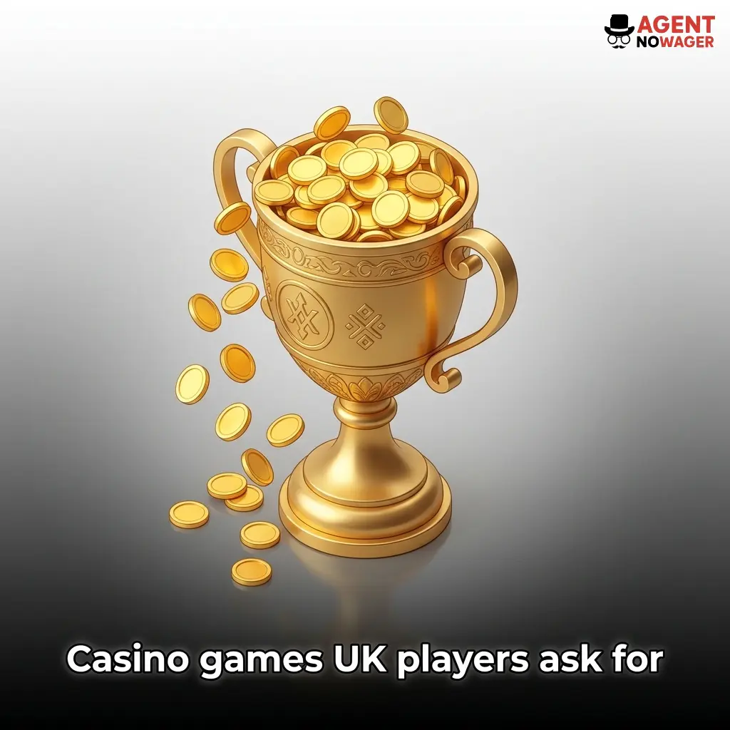 Selection of popular casino games for UK players including slots, live roulette, blackjack, baccarat and instant win titles