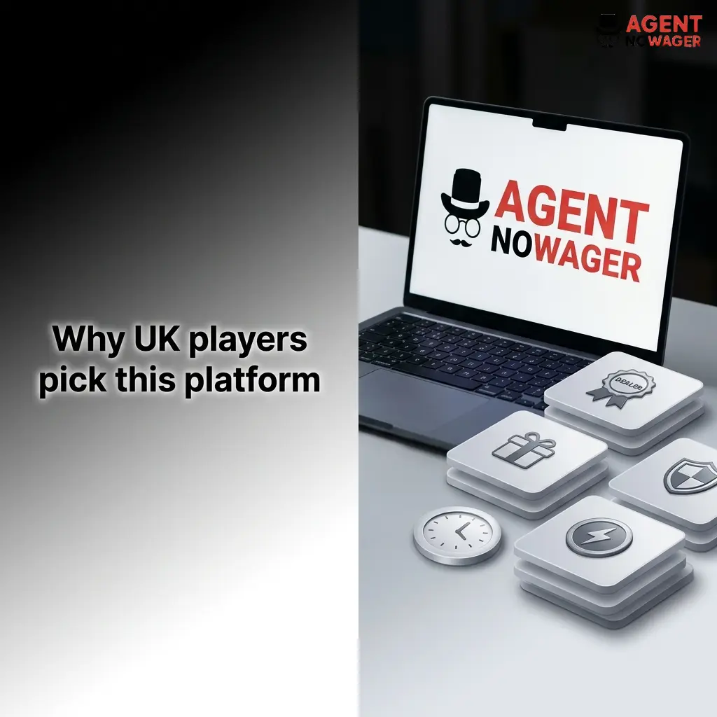 UK casino platform benefits showing local payments, mobile play, trusted providers, and 24/7 support for British players