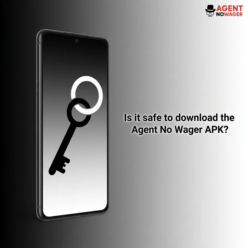 Agent No Wager APK download safety showing SSL encryption and UK gambling licence verification for secure mobile access